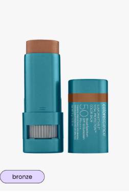 COLORESCIENCE COLOR BALM BRONZE PROTECTOR SOLAR LABIOS Y MEJILLAS FPS50 9G