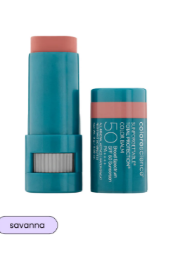 COLORESCIENCE COLOR BALM SAVANNA PROTECTOR SOLAR LABIOS Y MEJILLAS FPS50 9G