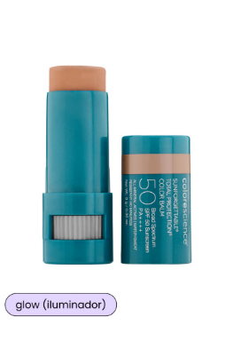 COLORESCIENCE COLOR BALM GLOW PROTECTOR SOLAR LABIOS Y MEJILLAS FPS50 9G