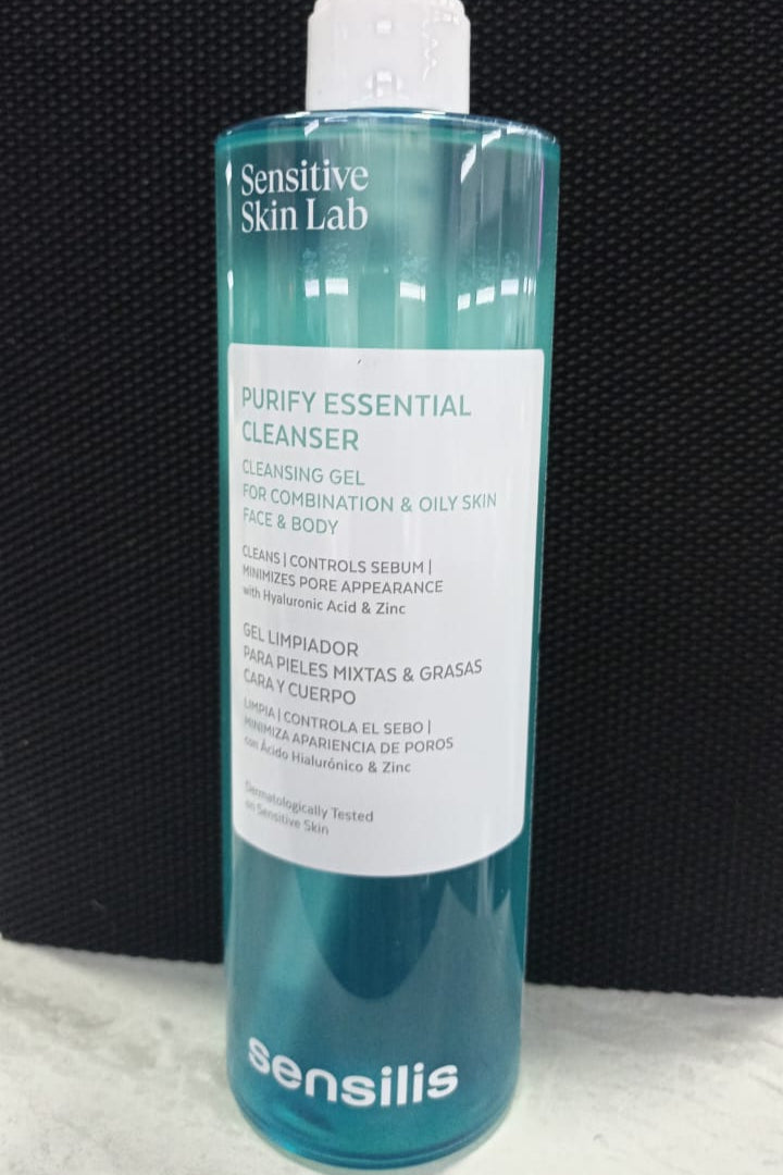 SENSILIS PURIFY ESSENTIAL CLEANSER GEL LIMPIADOR PURIFICANTE 400ML