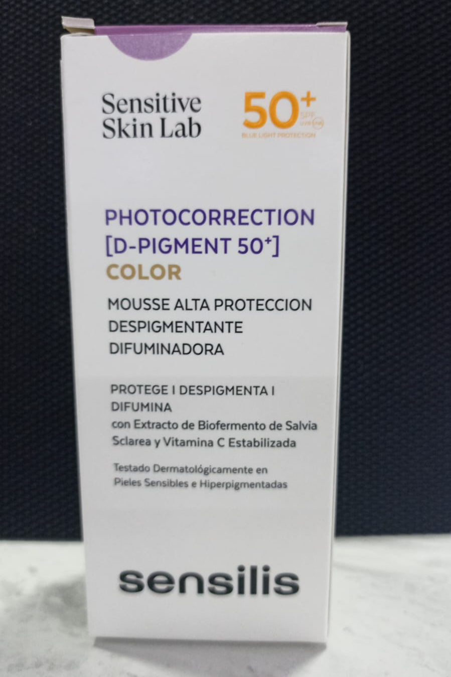 SENSILIS PHOTOCORRECTION D PIGMENT COLOR MOUSSE FACIAL FPS50+ 40ML