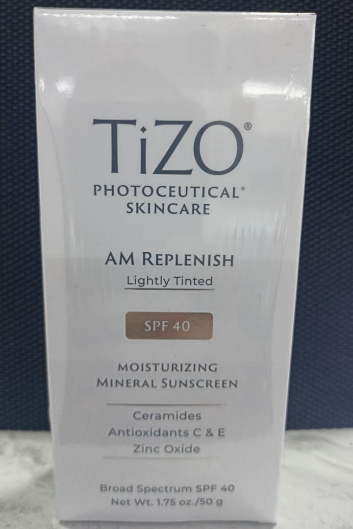 TIZO AM REPLENISH LIGHTLY TINTED PROTECTOR SOLAR HIDRATANTE FPF40 50G