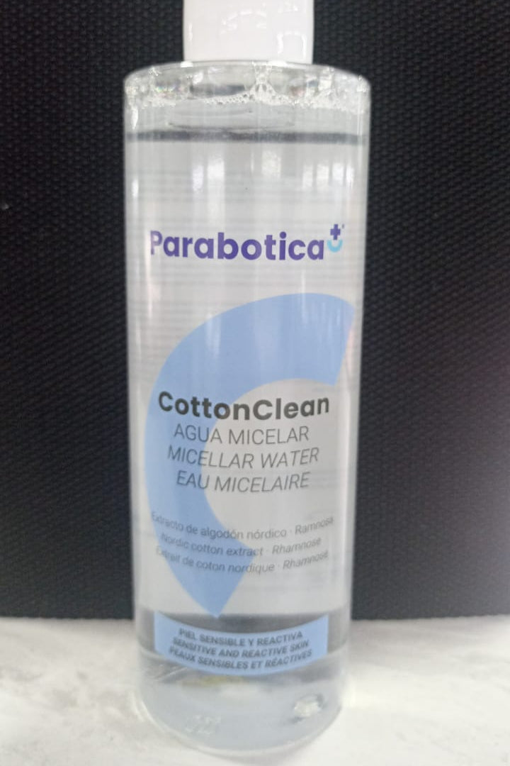 PARABOTICA COTTON CLEAN AGUA MICELAR 390ML