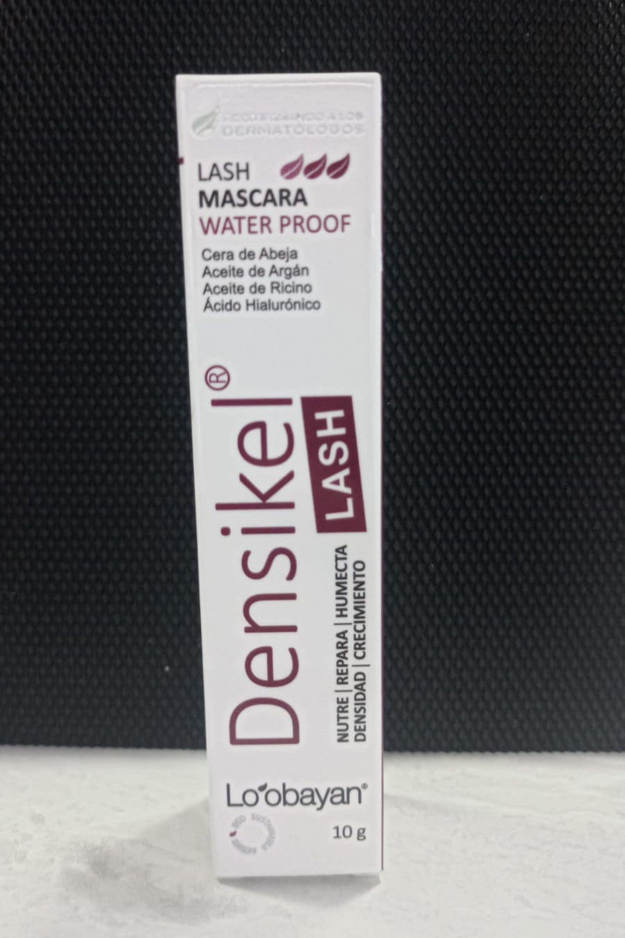 LOOBAYAN DENSIKEL MASCARA PESTAÑAS Y CEJAS WATERPROOF 10G