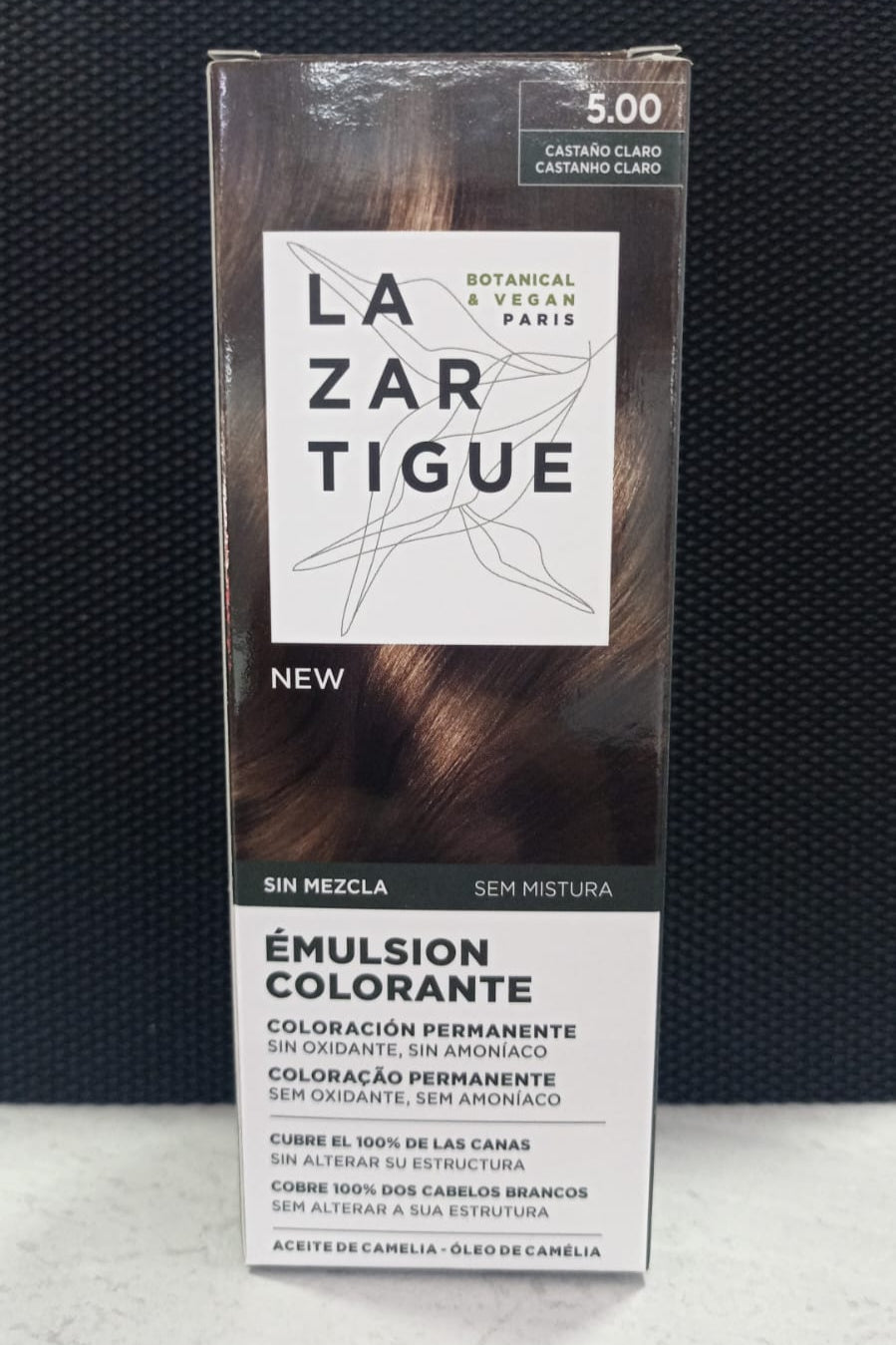 LAZARTIGUE EMULSION COLORANTE PARA CANAS 5.00 CASTAÑO CLARO