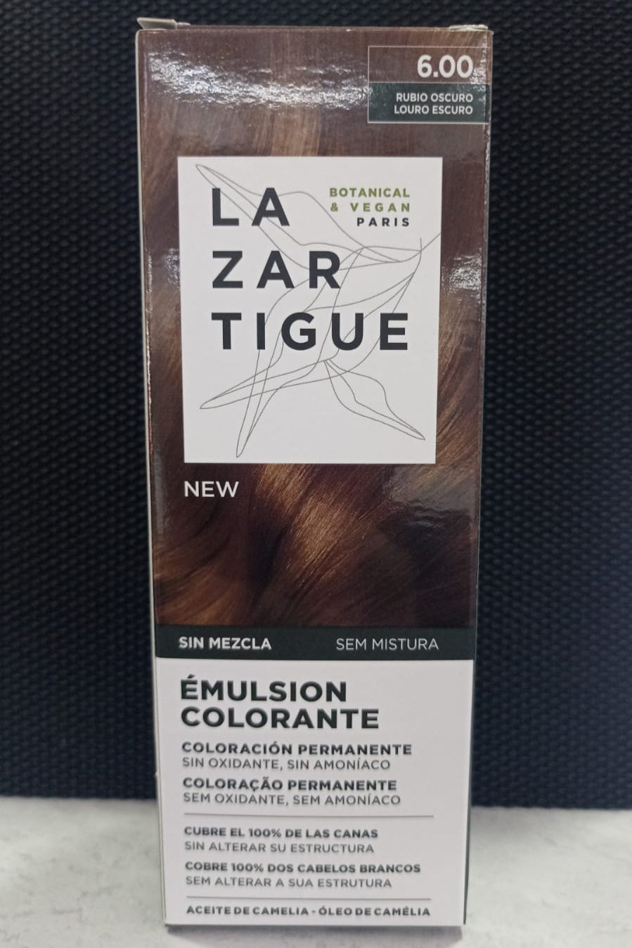 LAZARTIGUE EMULSION COLORANTE PARA CANAS 6.00 RUBIO OSCURO