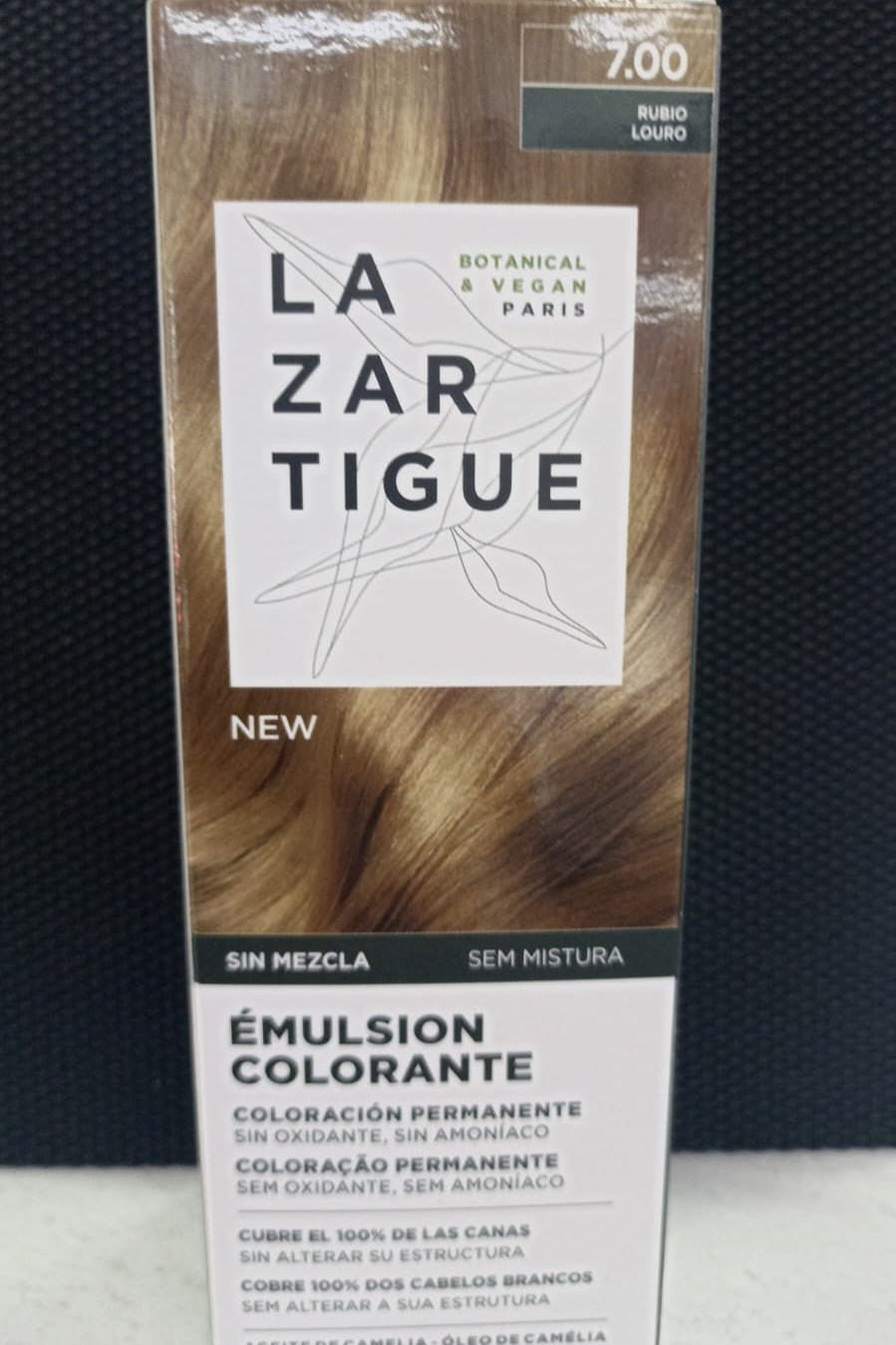 LAZARTIGUE EMULSION COLORANTE PARA CANAS 7.00 RUBIO
