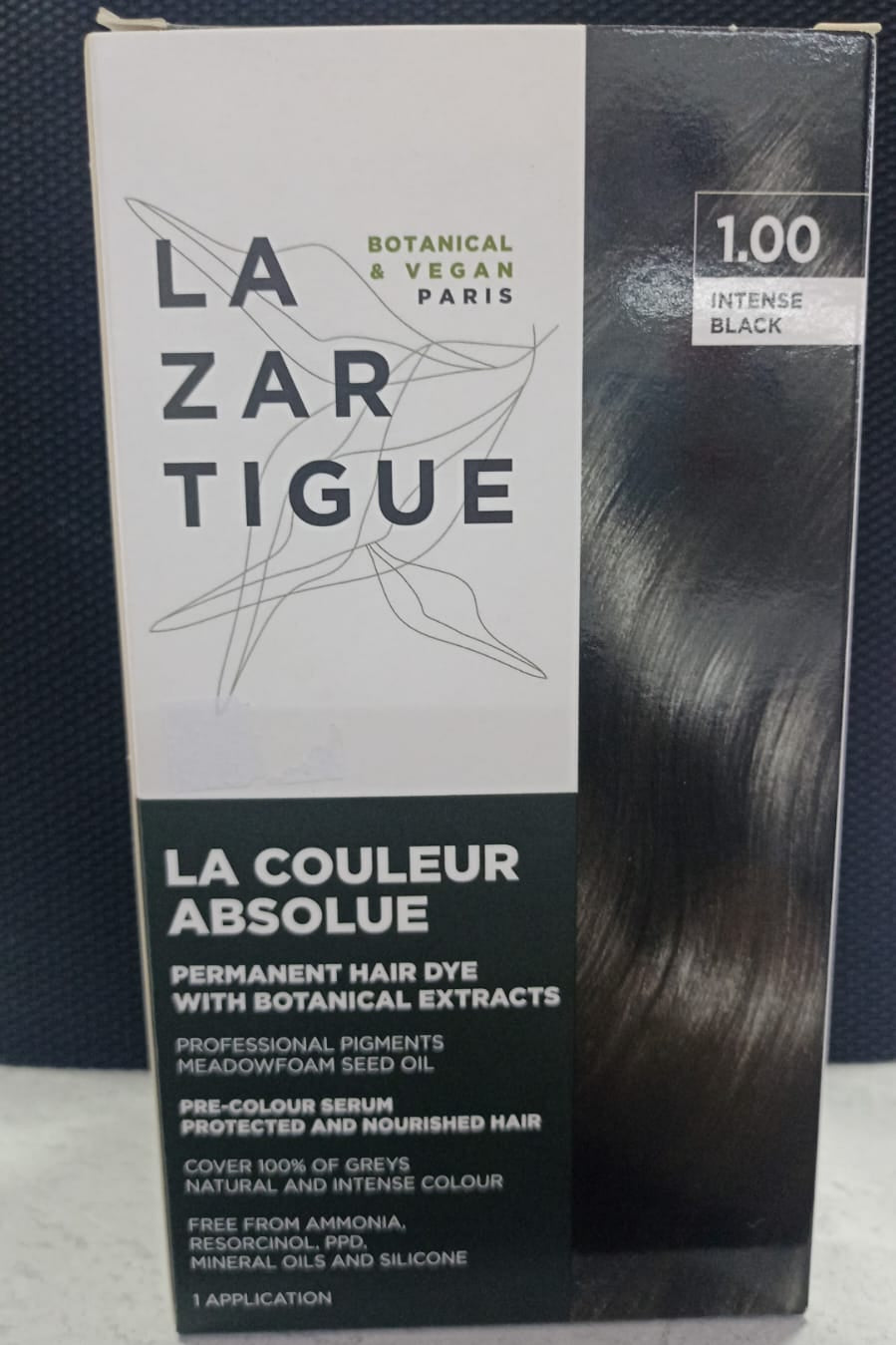 LAZARTIGUE TINTE NATURAL 1.00 NEGRO INTENSO