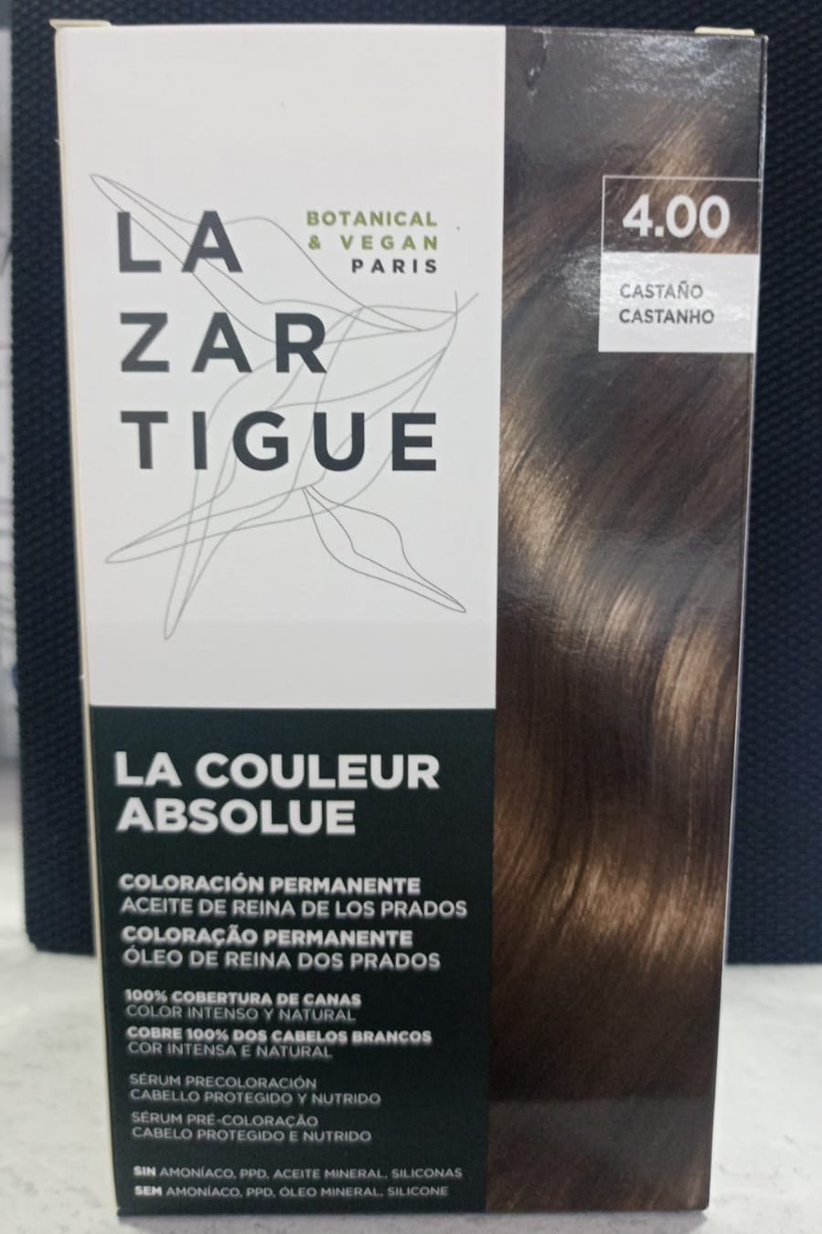 LAZARTIGUE TINTE NATURAL 4.00 CASTAÑO ORIGINAL