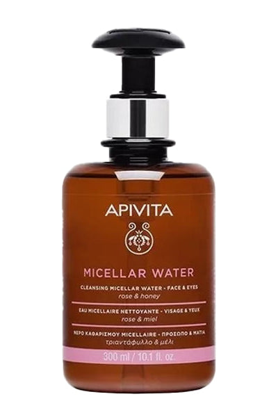 APIVITA AGUA MICELAR LIMPIADORA CON ROSAS Y MIEL 300ML
