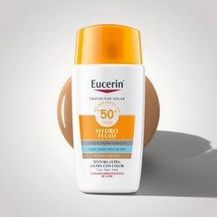 EUCERIN - HYDRO FLUID TONO MEDIO - PROTECTOR SOLAR LIGERO FPS50+ 50ML