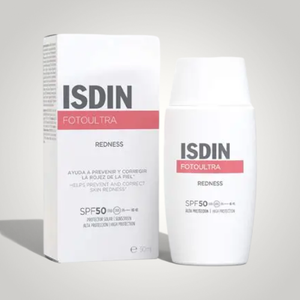 ISDIN - FOTOULTRA REDNESS - PROTECTOR SOLAR FACIAL ANTIROJECES FPS50 50ML