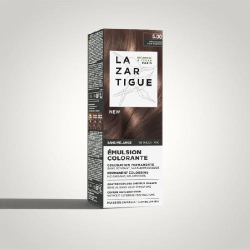 LAZARTIGUE - EMULSION COLORANTE CANAS 5.00 CASTAÑO CLARO