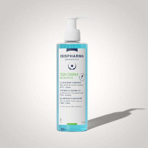 ISISPHARMA - TEEN DERM SENSITIVE - GEL LIMPIEZA FACIAL PURIFICANTE 400ML