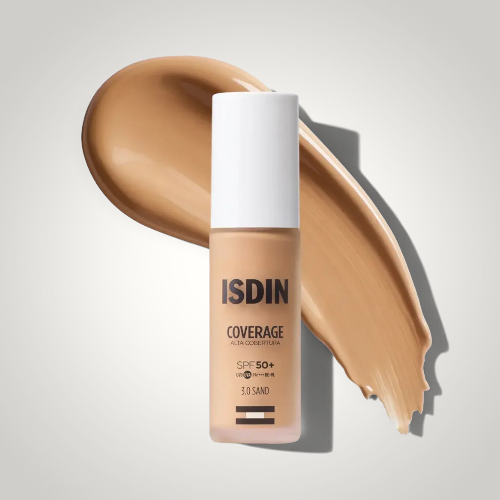 ISDIN - COVERAGE 3.0 SAND A.G.E. PROTECT ACTIVE - BASE C/PROTECTOR SOLAR FPS50+ 30G