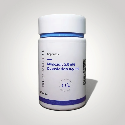 DERMICO - MINOXIDIL 2.5MG DUTASTERIDA 0.5MG 30 CAPSULAS