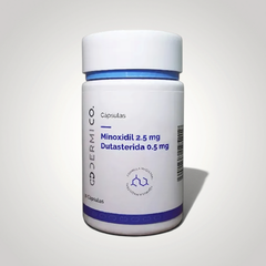 DERMICO - MINOXIDIL 2.5MG DUTASTERIDA 0.5MG 30 CAPSULAS