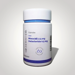 DERMICO - MINOXIDIL 2.5MG DUTASTERIDA 0.5MG 30 CAPSULAS