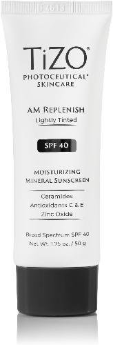 TIZO - AM REPLENISH LIGHTLY TINTED - PROTECTOR SOLAR HIDRATANTE FPF40+ 50G