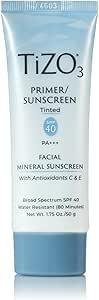 TIZO3 - PRIMER / SUNSCREEN TINTED - PROTECTOR SOLAR MINERAL FPS40+ 50G