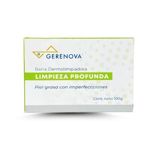 GERENOVA - BARRA DERMOLIMPIADORA LIMPIEZA PROFUNDA 100G