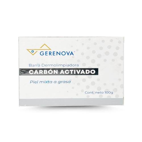 GERENOVA - BARRA DERMOLIMPIADORA CARBON ACTIVADO 100G
