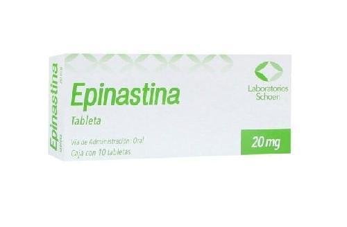 SCHOEN - EPINASTINA 20MG 10 TABLETAS