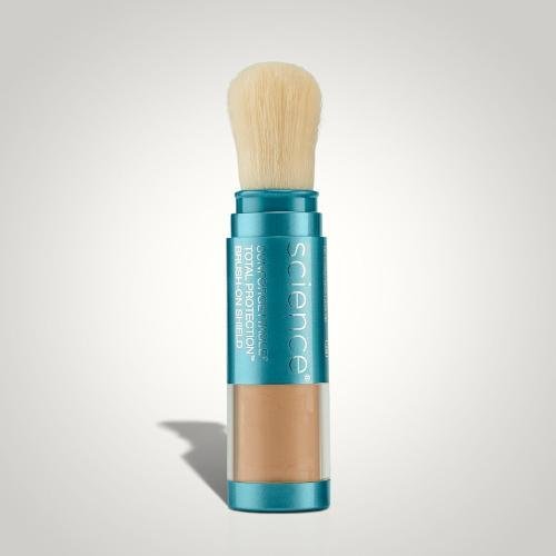 COLORESCIENCE - BRUSH ON SHIELD TAN - PROTECTOR SOLAR MINERAL POLVO BROCHA FPS50+ 55ML