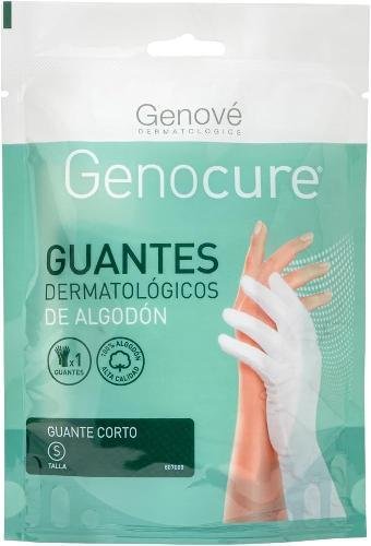GENOVE - GENOCURE - GUANTES DERMATOLOGICOS DE ALGODON CHICO
