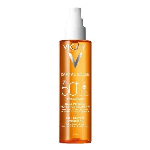 VICHY- CAPITAL SOLEIL - ACEITE INVISIBLE FPS50+ 200ML