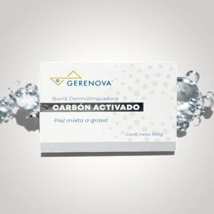 GERENOVA - BARRA DERMOLIMPIADORA CARBON ACTIVADO 100G