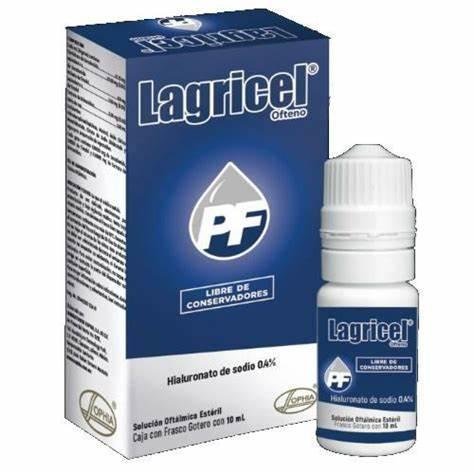SOPHIA- LAGRICEL PF OFTENO - HIALURONATO DE SODIO 4MG FCO GTS 10ML
