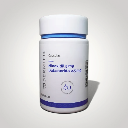 DERMICO - MINOXIDIL 5MG DUTASTERIDA 0.5MG 30 CAPSULAS