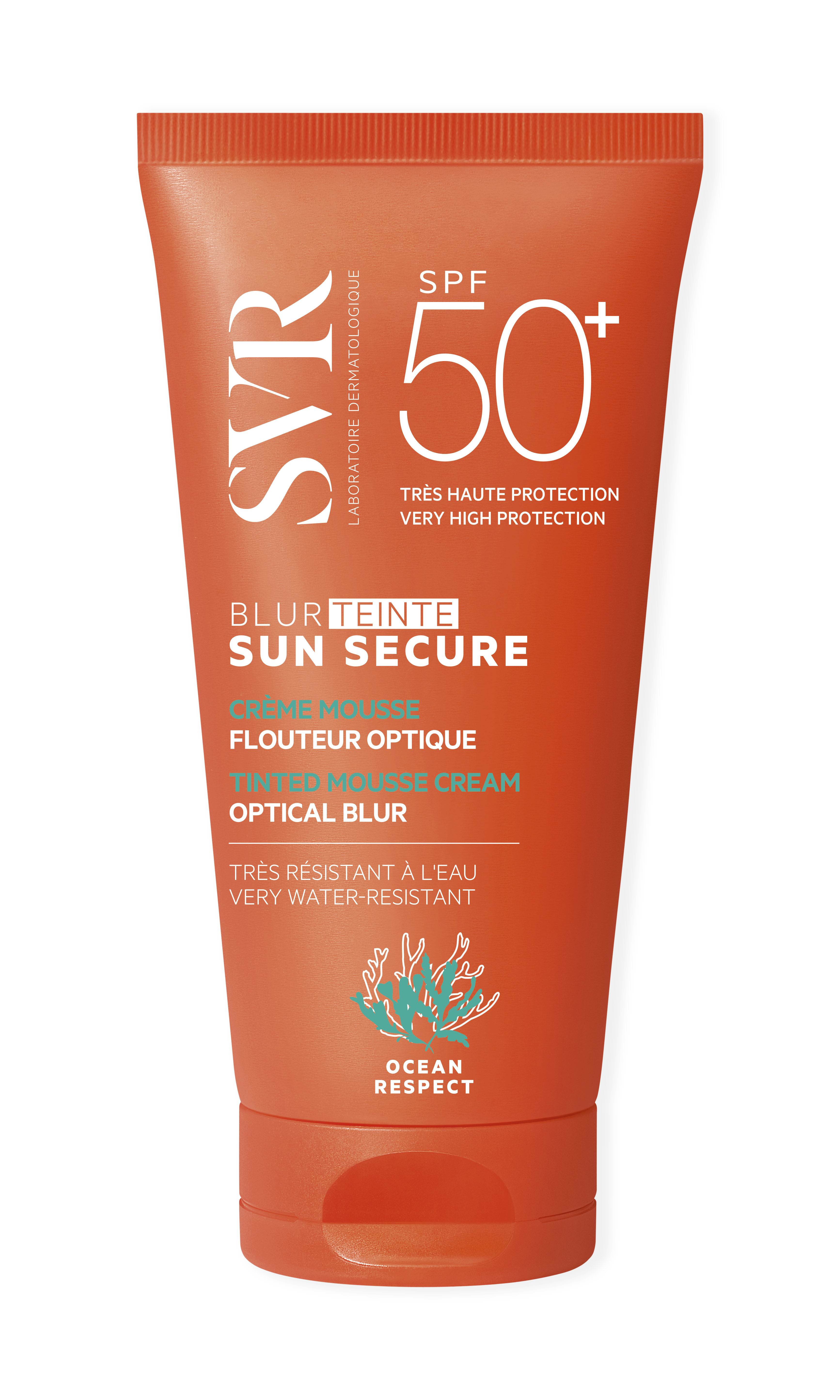 SUN SECURE BLUR TEINTEE   PROTECTOR SOLAR MOUSSE COLOR FPS50+ 50ML