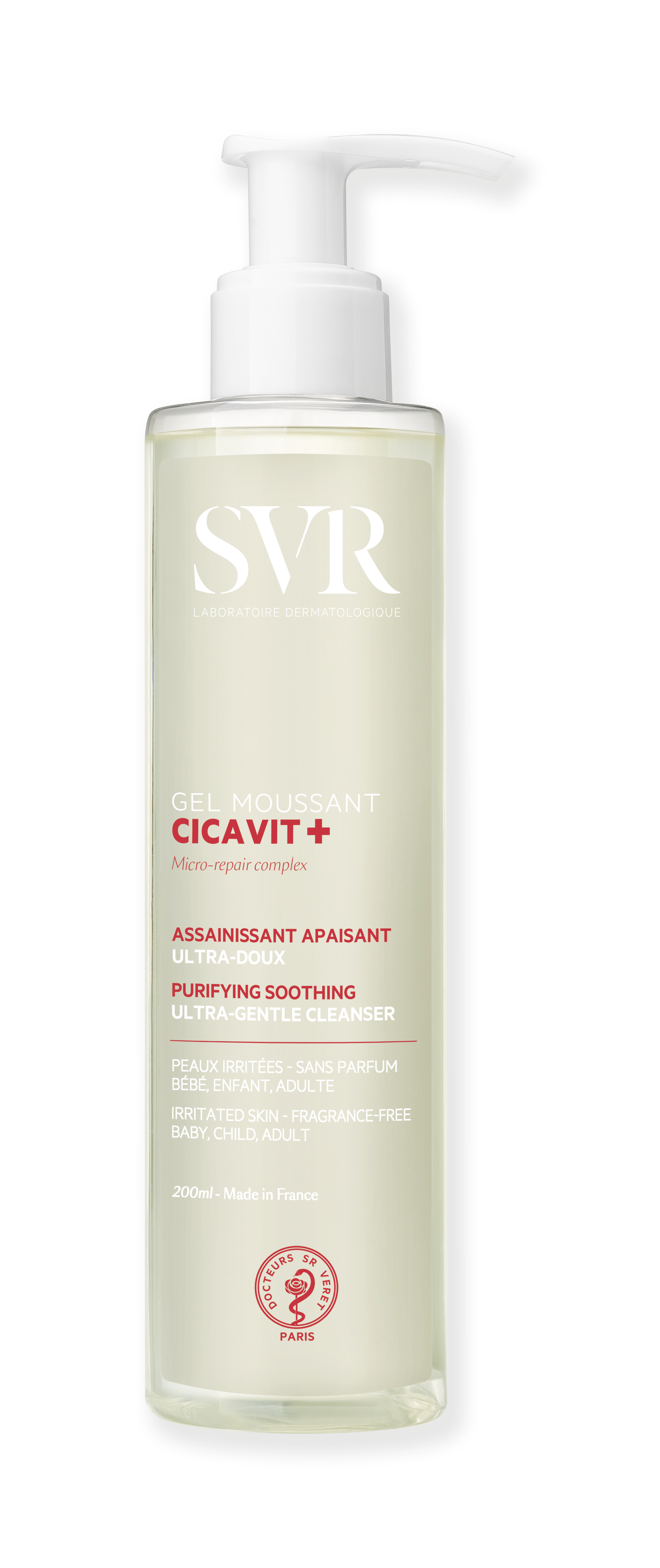 CICAVIT+ GEL MOUSSANT   LIMPIADOR PURIFICANTE ULTRASUAVE 200ML