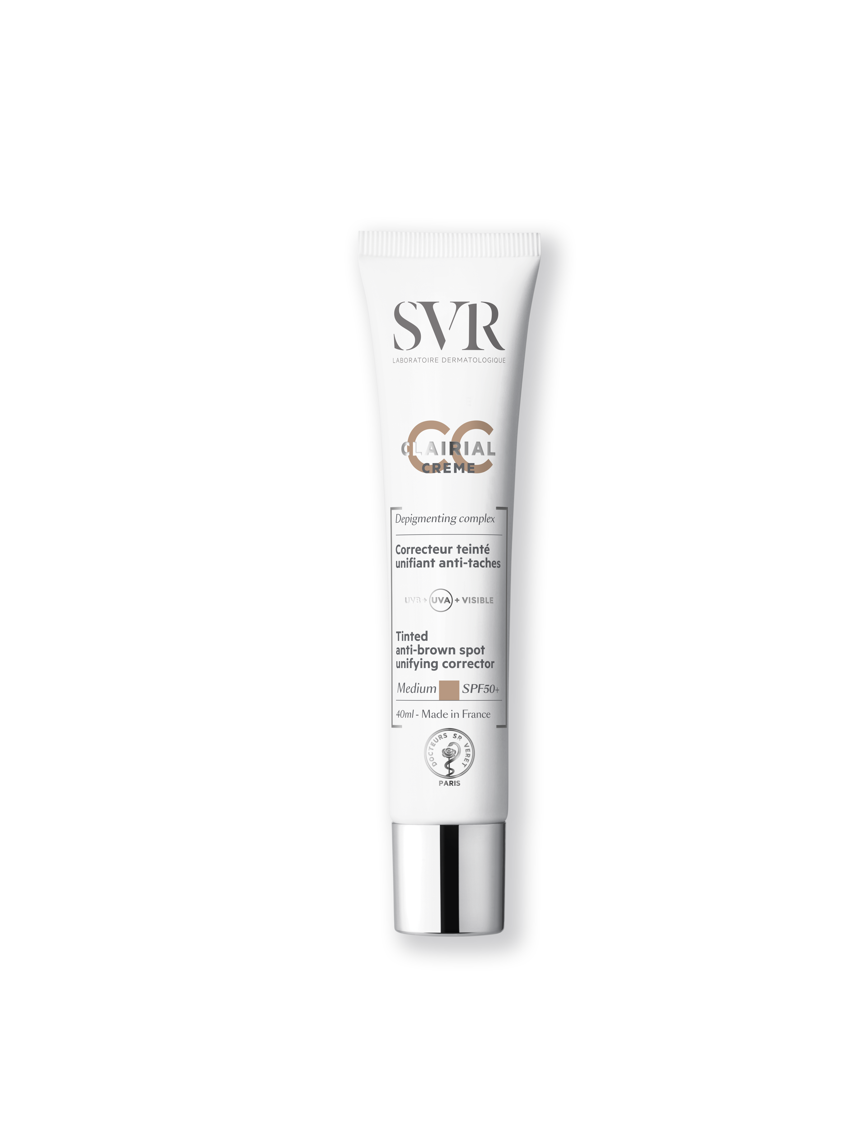 CLARIAL   CREMA CORRECTOR ANTIMANCHAS COLOR FPS50+ 40ML
