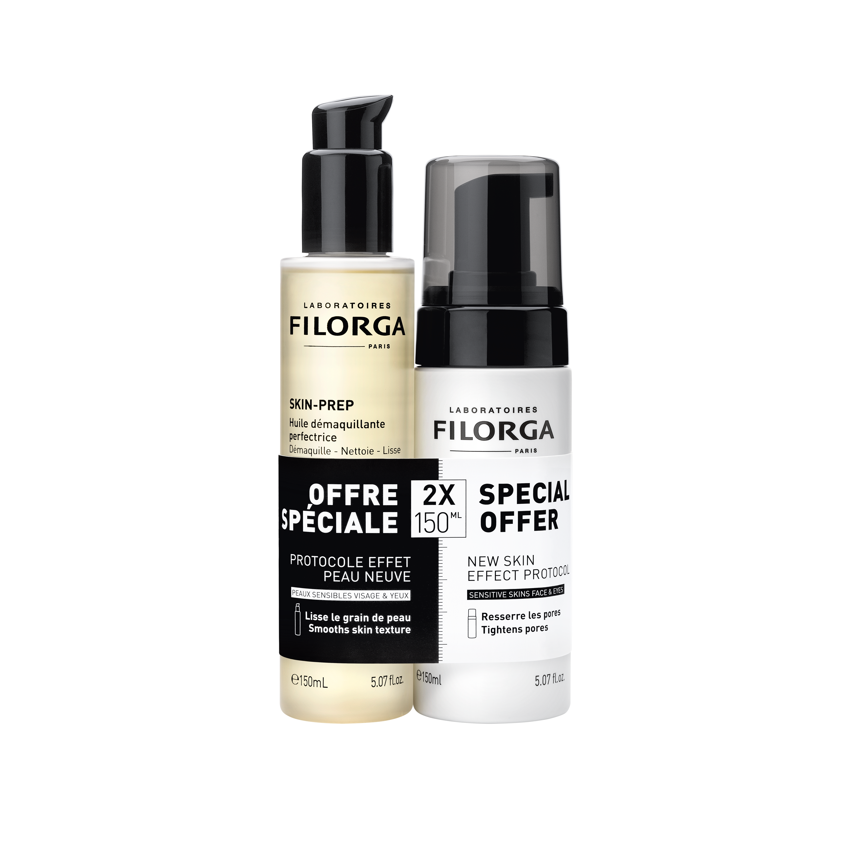FILORGA DUO SKIN PREP OIL + FOAM CLEANSER PACK