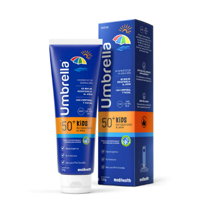 Umbrella Kids Protector Solar FPS50+ Emulsión Resistente Contra Agua 120G
