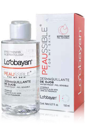 Loobayan Peaussible Desmaquillante de Ojos Water Proof 150ML