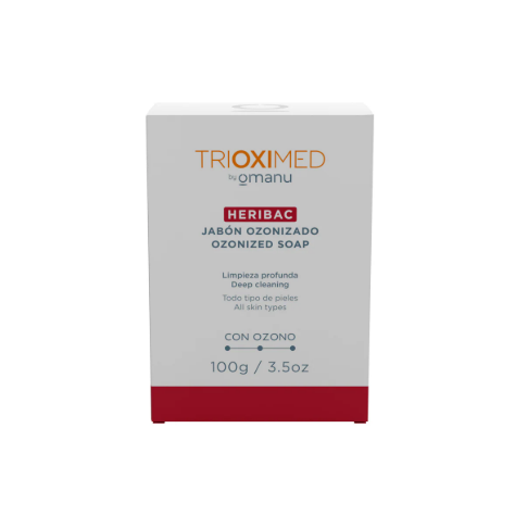Trioximed By Omanu Heribac Jabon Ozonizado Limpieza Profunda 100G