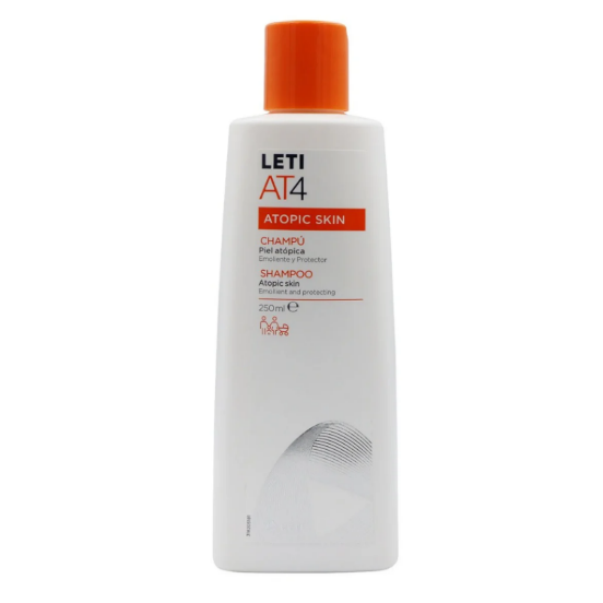Leti At4 Atopic Skin Shampoo Emoliente Para Piel Seca & Atopica 250ML