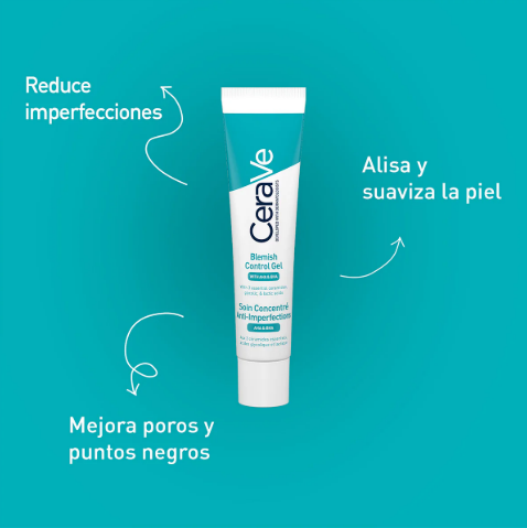 Cerave Gel Control De Imperfecciones Poros & Puntos Negros 40ML