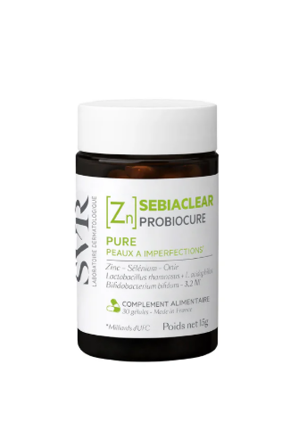 SVR Sebiaclear Probiocure Zn Pure Probioticos Anti-imperfecciones 30 Caps