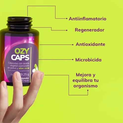 Trioximed By Omanu Ozycaps Capsulas Aloe Vera 90 Capsulas
