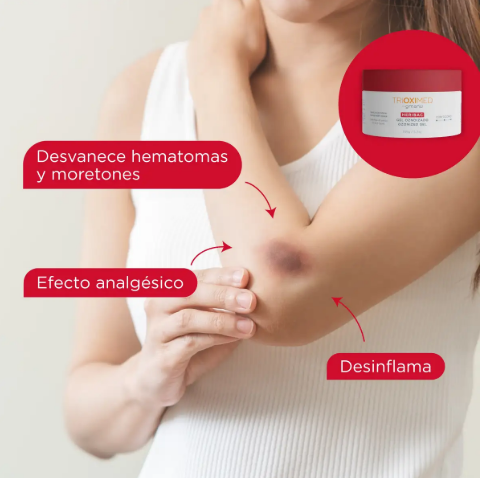 Trioximed By Omanu Heribac Gel Ozonizado Hematomas & Moretones 30G