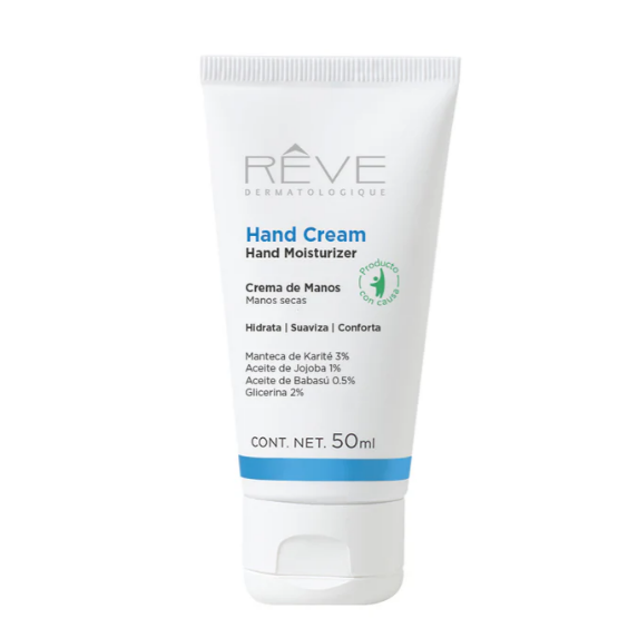 Reve Dermatologique Hand Cream Moisturizer Crema De Manos Hidratante 50ML