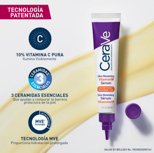 Cerave Skin Renewing Serum Vitamina C Antioxidante 30ML