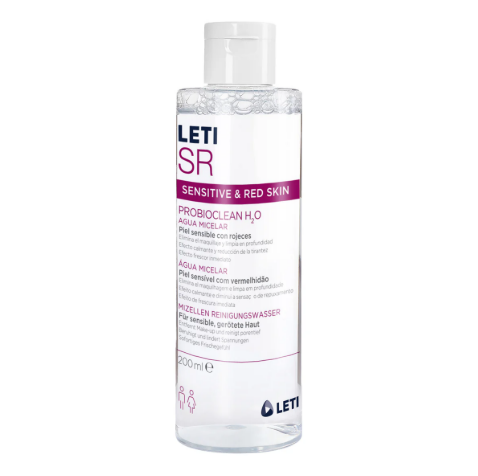 Leti Sr Sensitive & Red Skin Probioclean H2O Agua Micelar Piel sensible & Rojeces 200ML