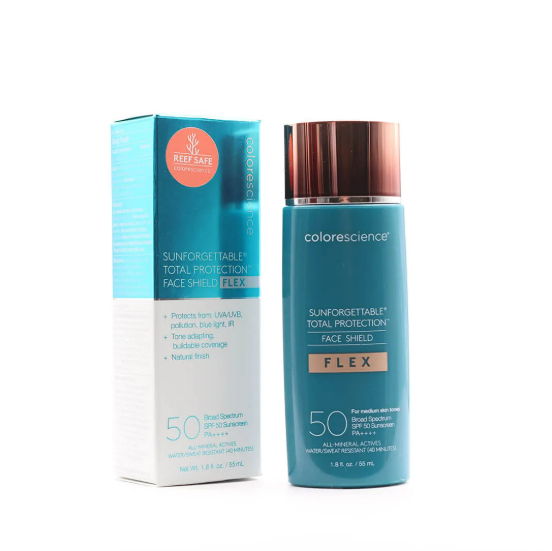 Colorescience Face Shield Flex Light Protector Solar Mineral FPS50 55ML