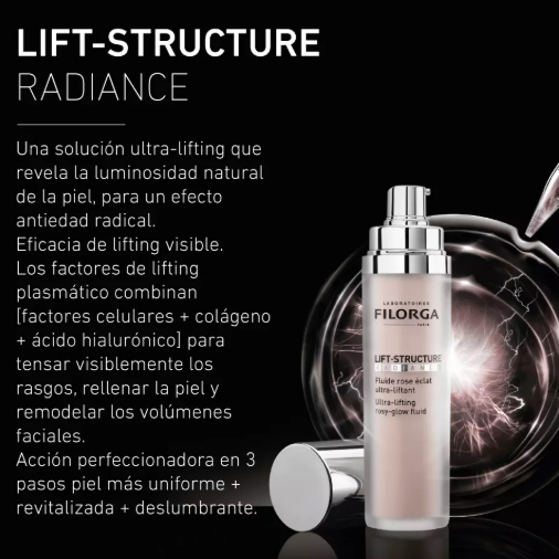 Filorga Lift Structure Radiance Fluido Rosa Iluminador Efecto Firmeza 50ML